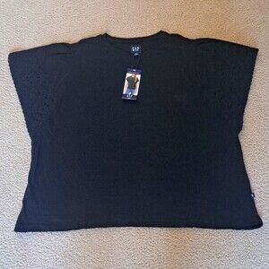 2XL   GAP EYELET SLEEVE TOP